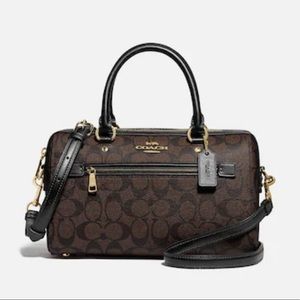 Coach Rowan Satchel In Signature Canvas